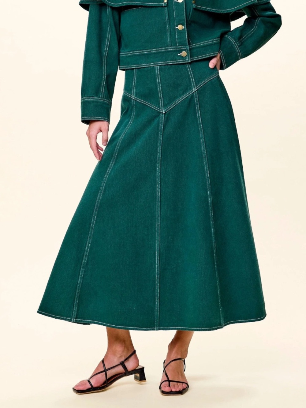 CLEOBELLA DIANA MIDI SKIRT | JUNE BUG SIZE 25